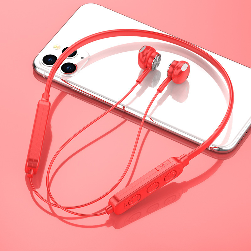 Bluetooth ワイヤレスイヤホン 首掛け スポーツ用 両耳 インイヤー 首掛け型 超長時間待機 ワイヤレスイヤホン 音質良好|undefined