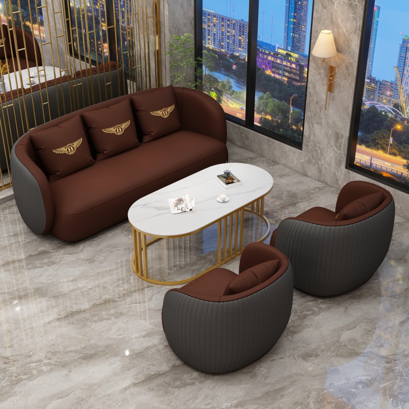Café nórdico tienda de té de leche sofá asiento de tarjeta sala de ocio sala de té tienda de ropa de belleza mesa de té comercial combinación image 3