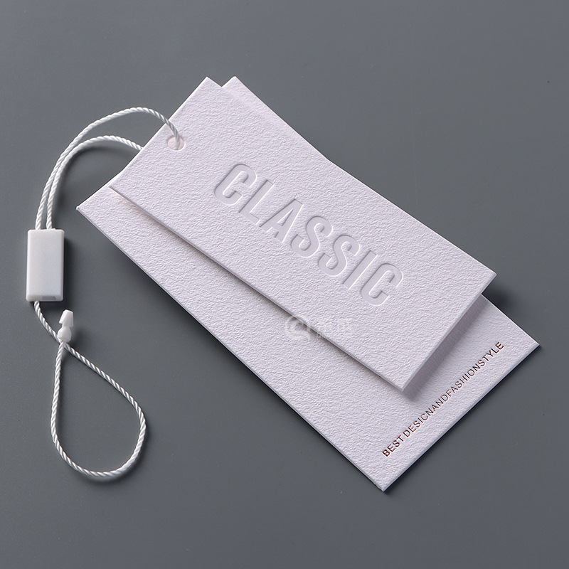 High -end special paper clothing tags customized women's clothing qualified certificate label production printing general spot wholesale