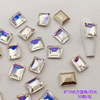 Rectangular glossy nail decoration for manicure, accessory, wholesale