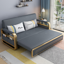 沙发床两用简易多功能储物伸缩小户型客厅推拉单双人科技布可折叠