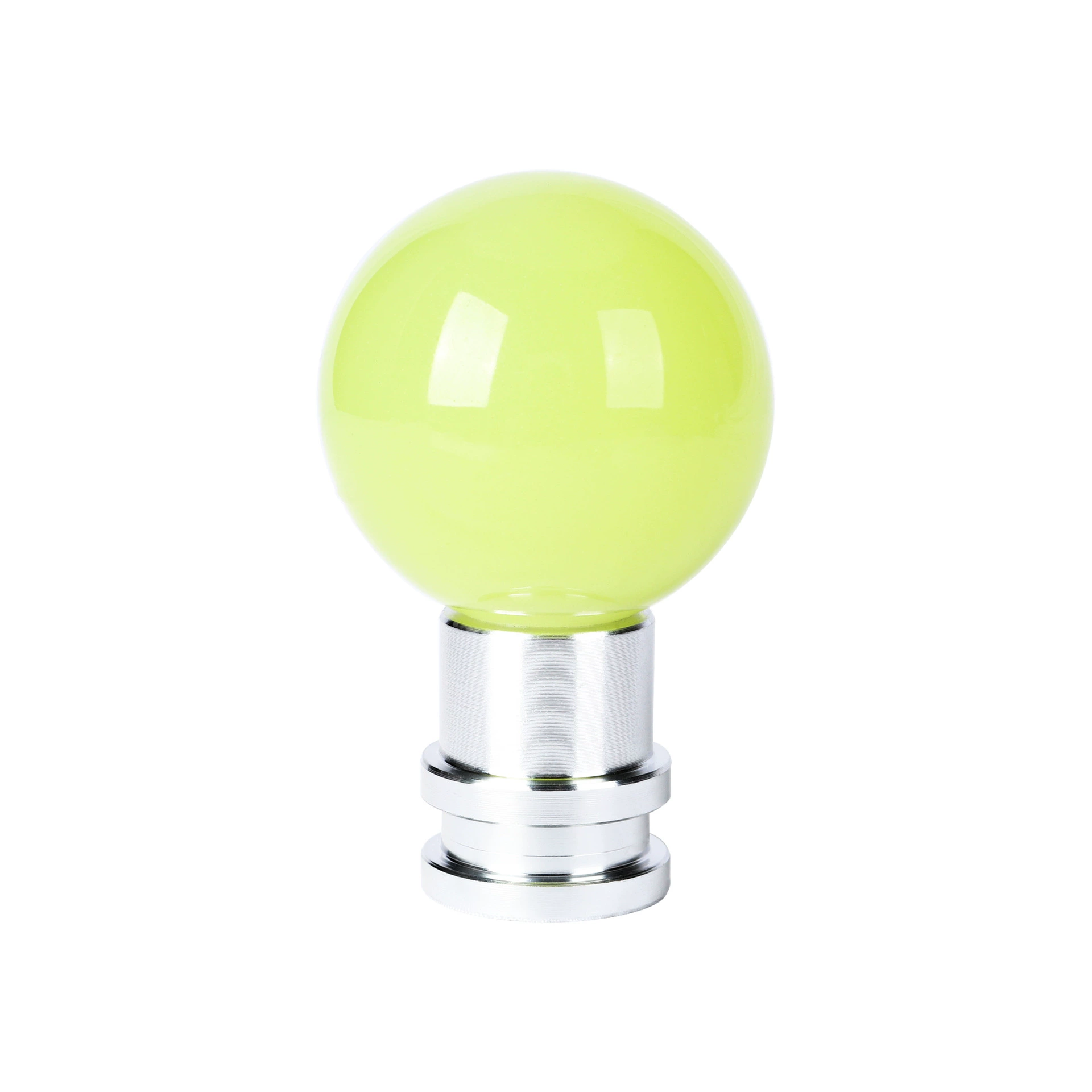 Автомобильная модифицированная круглая одноцветная ручная ручка переключения передач, автомобильная универсальная модифицированная акриловая головка шестерни чистого цвета