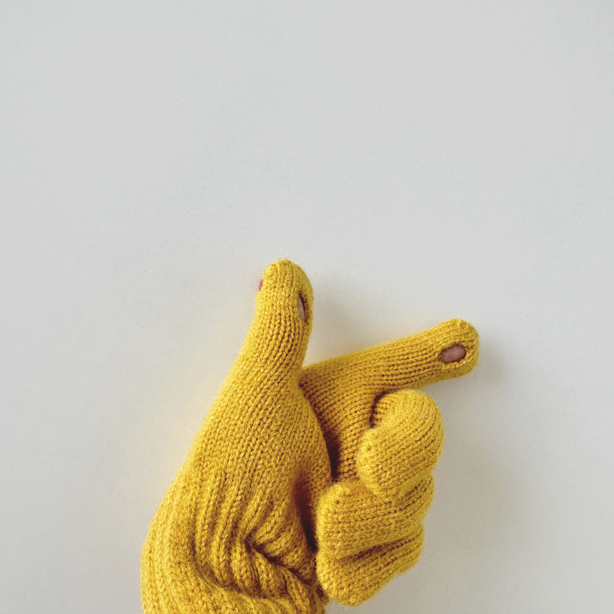 Guanti per bambini Love embroidery Guanti per bambini senza dita con touch screen per studenti_voghion.com