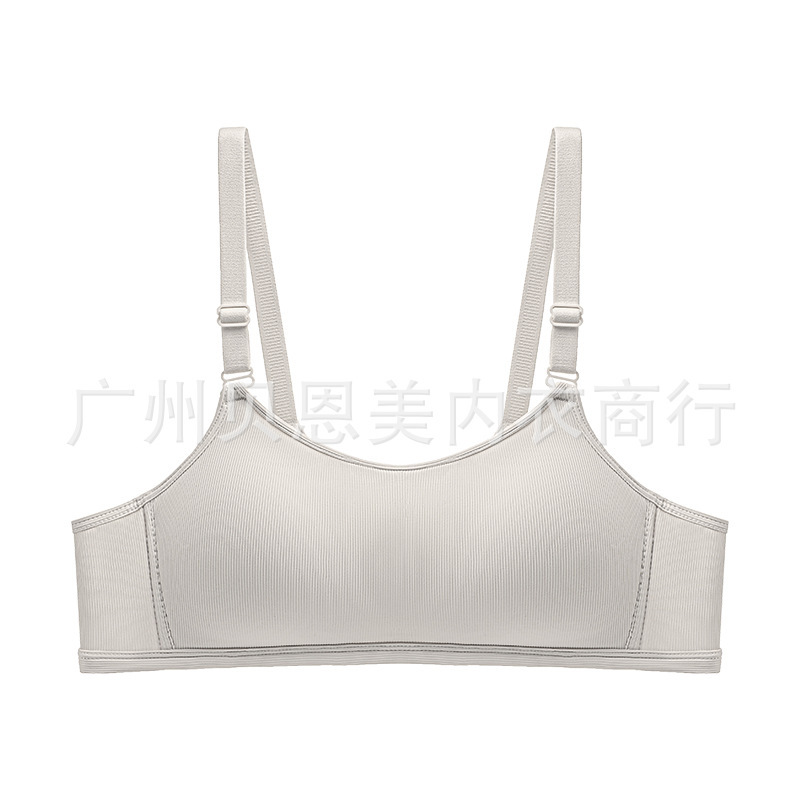 汕头内衣薄款夏季舒适透气无痕抹胸无钢圈上托聚拢防走光美背文胸|undefined
