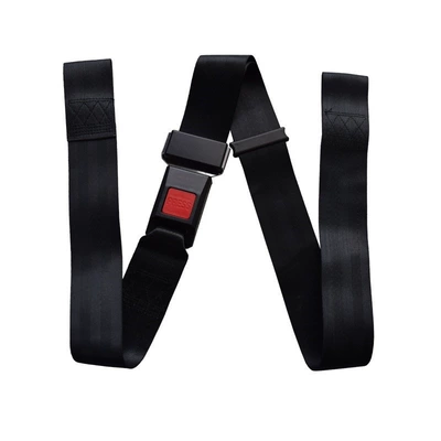 Portable wheelchair medical stretcher ambulance airplane strap safety belt with two-point installation-free safety belt (Other Automotive Interior Supplies) - mid-range-no-installation-required