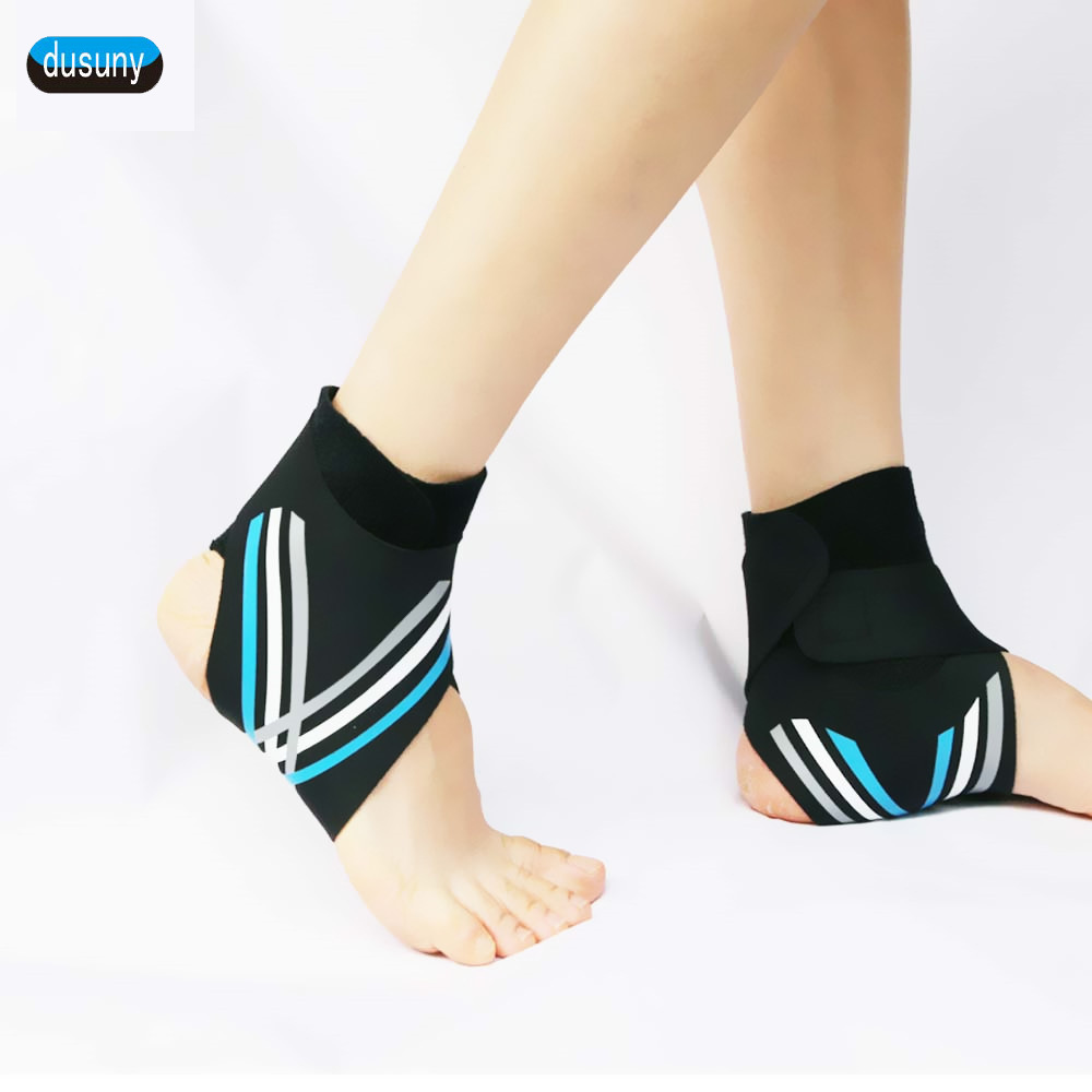 厂家批发Dusuny杜尚运动护踝扭伤防脚防护踝绑带崴脚潜水布料护具|ms