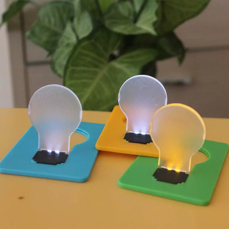 Большой запас оптовой карты лампы Ночник Электронный светильник белого украшения с канцелярскими подарками