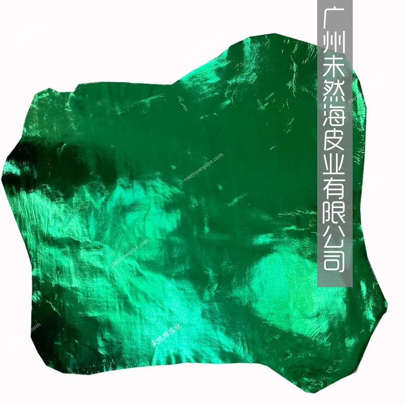 个性爆裂贴膜牛皮时尚鞋包新款真皮