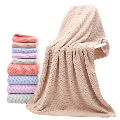High-density coral velvet bath towels for men and women, gauze bagged soft souvenir bath towels, towel and bath towel sets