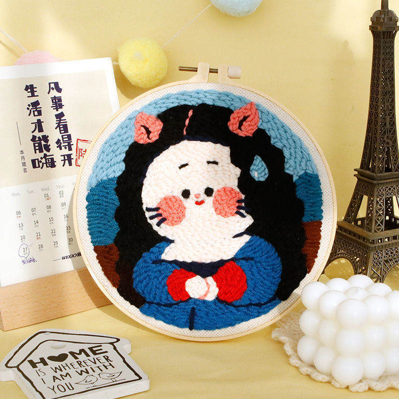 ロシアのスタンプ刺繍手作り diy ウール絵画カップルヘビ年装飾品刺繍ギフト材料パッケージ|undefined