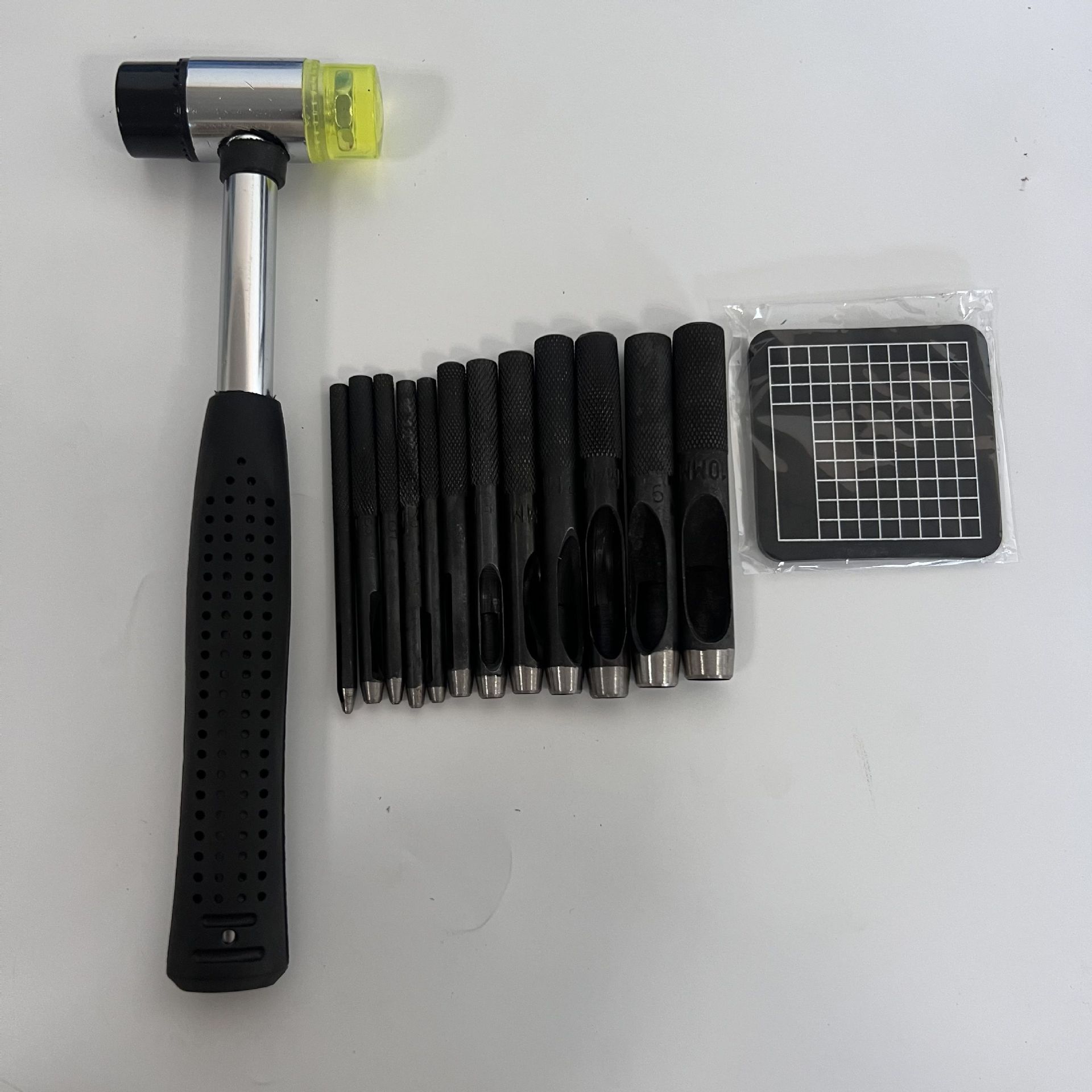 DIY cuero hecho a mano tallado forma herramienta aceite pluma sello cuchillo de corte punzonado