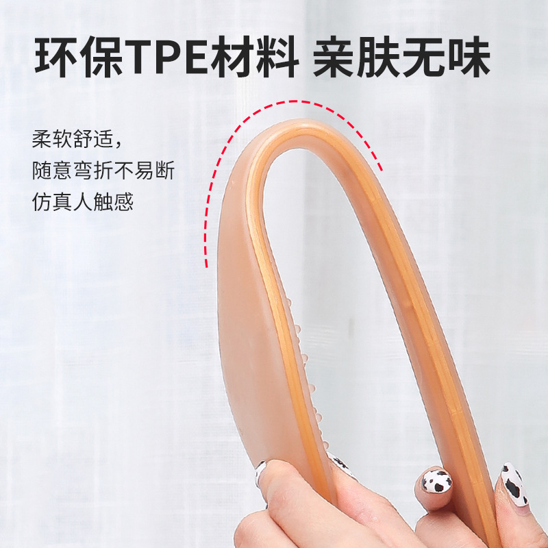 全身拍打双面硅胶经络拍痧板捶背敲打按摩颈肩养生专用拍痧舒筋|undefined