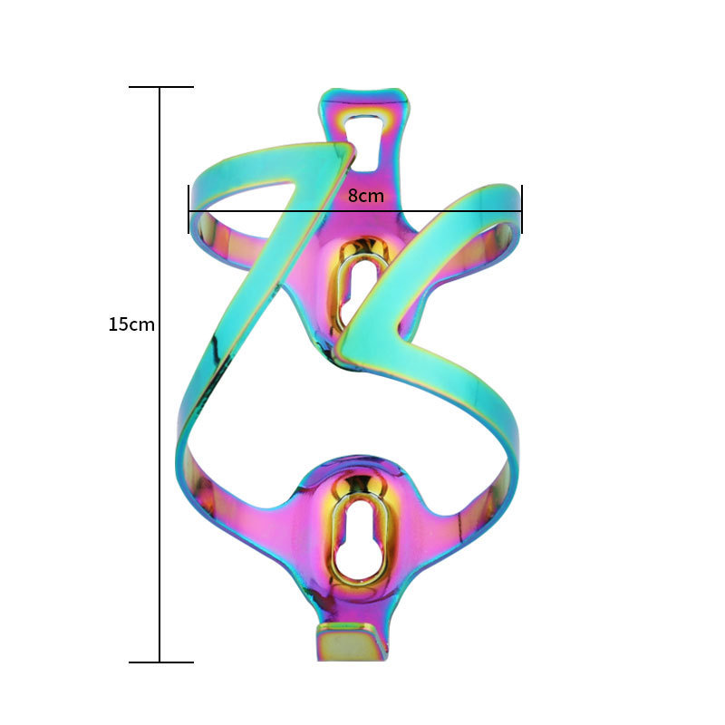 Description Picture 5 of itemMountain Bicycle Water Cup Holder Cycling Fixture Gradient Colorful Aluminum Alloy Water Bottle Cycling Kettle Cup Cage Bracket