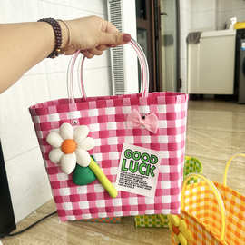 喜铺周岁满月伴手礼生日宴DIY包装编织篮子女手提包托特包婚礼