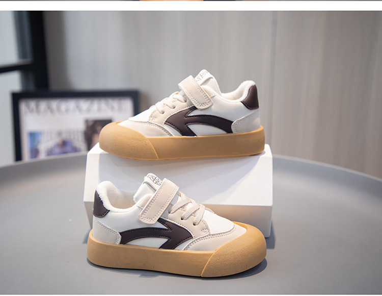 Vinter utendørs sneakers for jenter med borrelås_voghion.com