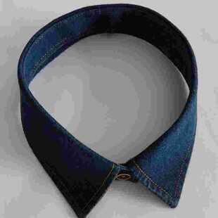 Fake Collar Versatile Decorative Single Collar Men's Pure Color Shirt Collar Women's Collar Scarf Summer Street Small Square Collar