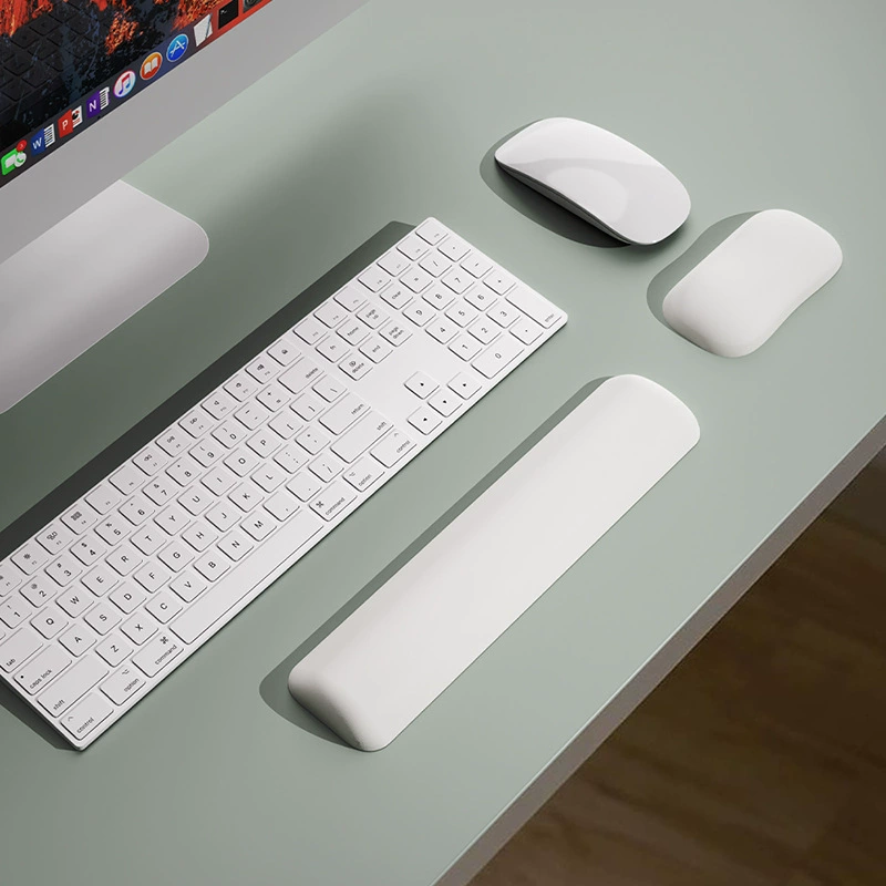 Коврик для мыши, кожаный коврик для клавиатуры, подставка для рук, подставка для рук для мальчиков и девочек, офисный компьютер, обучение, силиконовая подставка для запястья, подставка для запястья