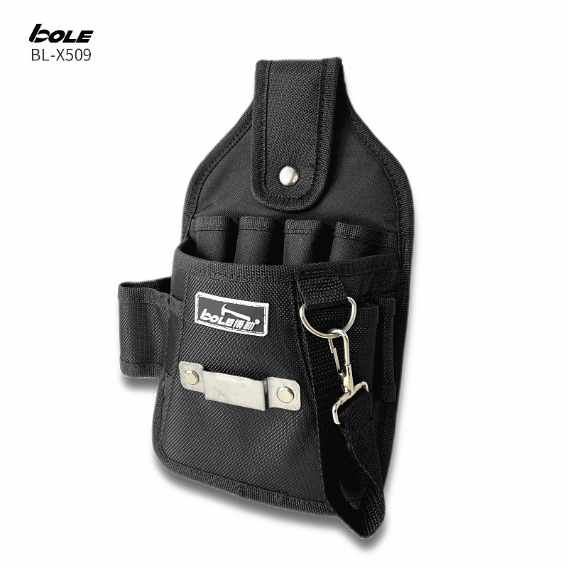 BOLE toolkit waterproof thickened wear-resistant multifunctional waist bag portable tool small storage bag 1680D fabric BOLE toolkit waterproof thickened wear-resistant multifunctional waist bag portable tool small storage bag 1680D fabric