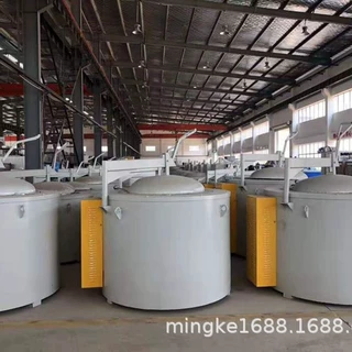 坩埚式熔铝炉 节能铝合金熔化炉厂家 全纤维铝合金熔化保温炉