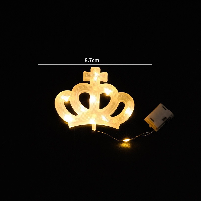 Luces decorativas, empaques para flores, luces blancas cálidas de feliz cumpleaños, luces con letras en inglés para confesiones del Día de San Valentín, empaques creativos para flores