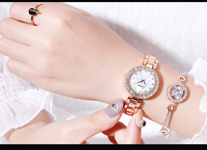 Elegant Lady Color Block Quartz Women's Watches display picture 1