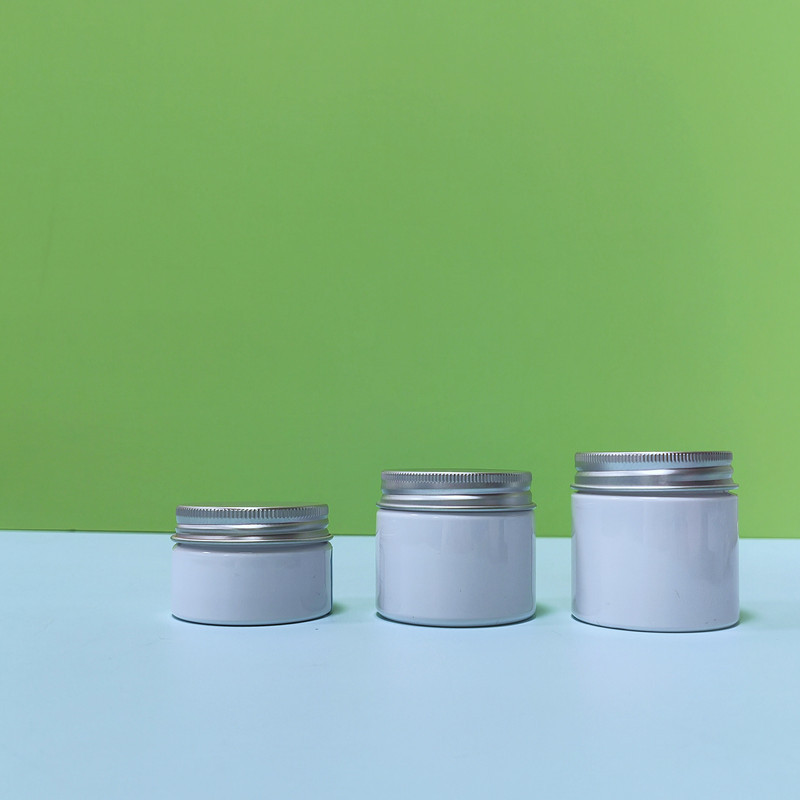 現物47歯30ml 50ml 60ml白色広口プラスチックボトルクリーム美容散粉粉分注ボトルpet|undefined