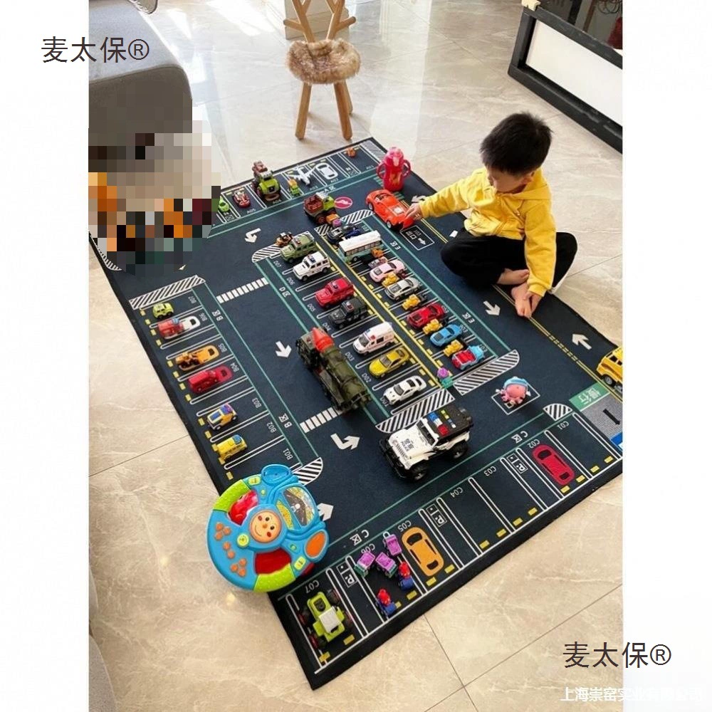 Коврик для имитации ползания, раннее образование, парковка, детский сад, детская игровая зона для малышей, парковка Metabo.