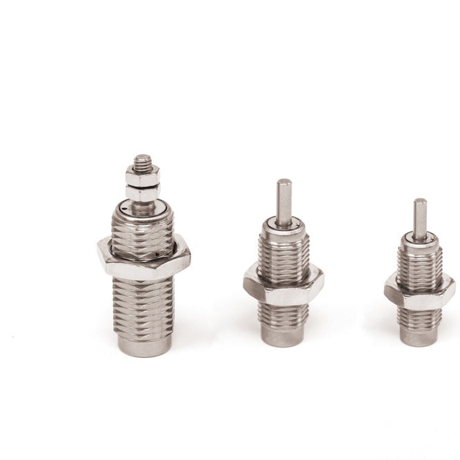 M5单动押回型小型气缸六角气缸 气动执行元件