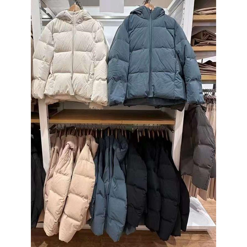 试衣间冬季女装连帽羽绒服加厚保暖防风外套无缝羽绒面包服469896