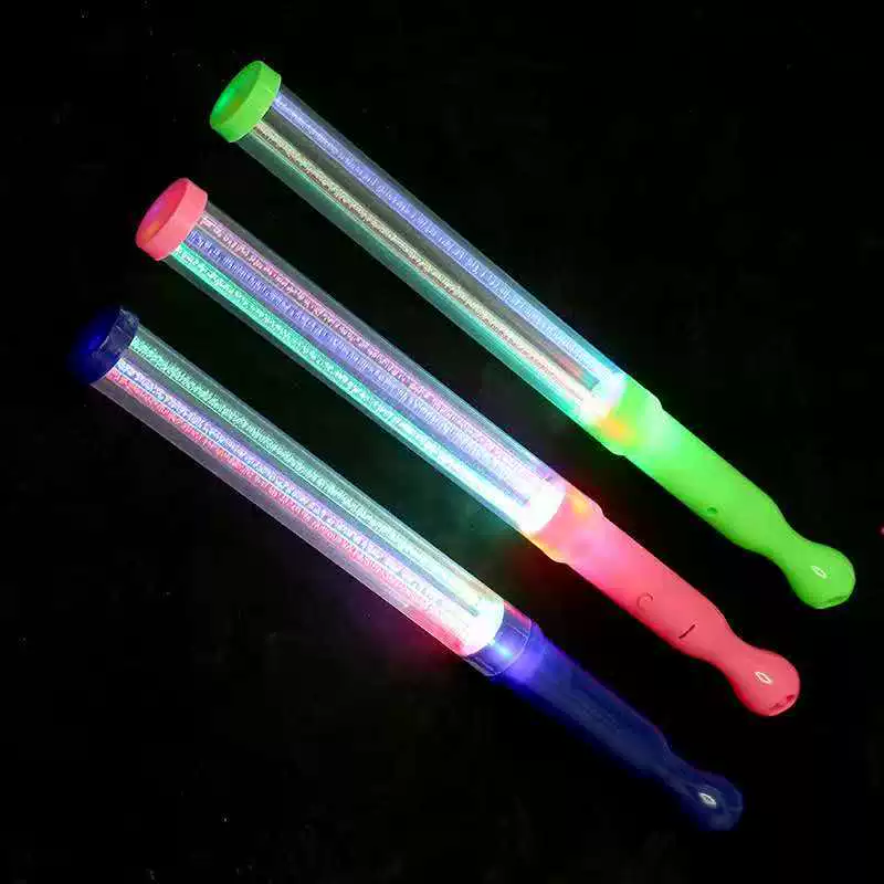 31 см акриловая трехтрубная светящаяся палочка, разноцветная светящаяся палочка, палочка с водяными волнами, поддержка звезды, атмосфера поддержки на концерте