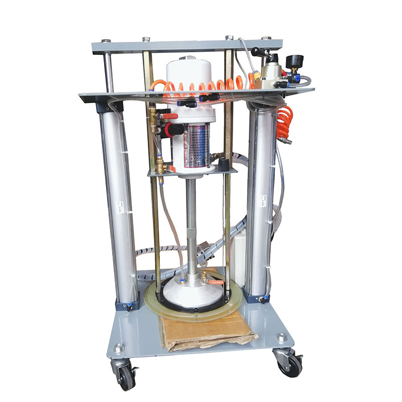 SZ64288双立柱气动黄油加注机 高压润滑脂抽油机 巨川气动黄油枪