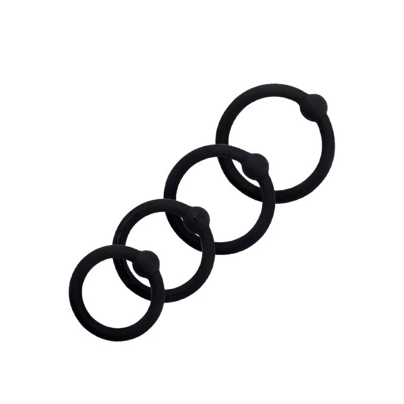 Силиконовая locking rope регулируемый размер задержки кольцо 7‑шт набор пенис кольцо овца глаз круг товары для взрослых