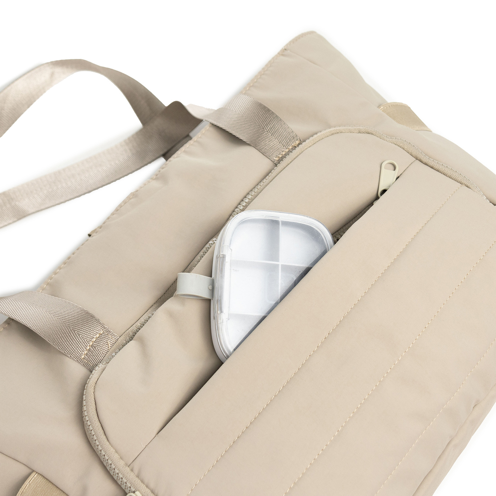 New handbag with yoga pads, straps, quilted shoulder bag, suitable for travel, work, and fitness_voghion.com