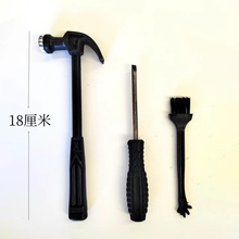 考古工具金属三件套考古挖掘工具锤子考古刷子考古挖掘玩具工具