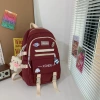 Wine red single bag