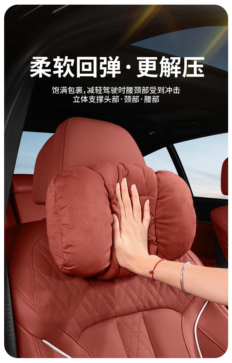 Cross-Border New Car Pillow Quilt Waist Support Dual-Purpose Two-In-One Quilt Flannel Car Air-Conditioning Quilt down Quilt Pillow