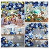 Metal balloon, blue children's set for boys, decorations, Birthday gift