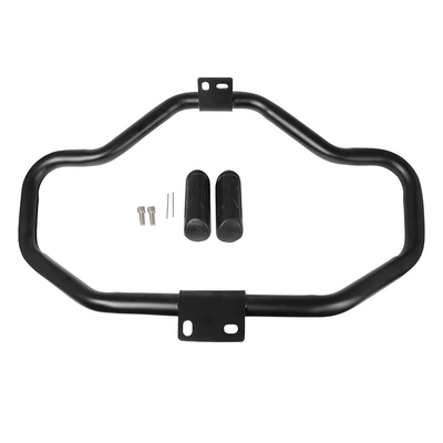 Motorcycle bumper is suitable for Harley 883 1200 x 48 bumper anti-fall bar cross-border hot-selling thick with glue (Motorcycle Safety Supplies) - dumb-black