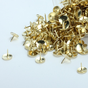 Manufacturers supply new gold pushpins office cultural and educational metal tacks DIY making decorative pins pushpins