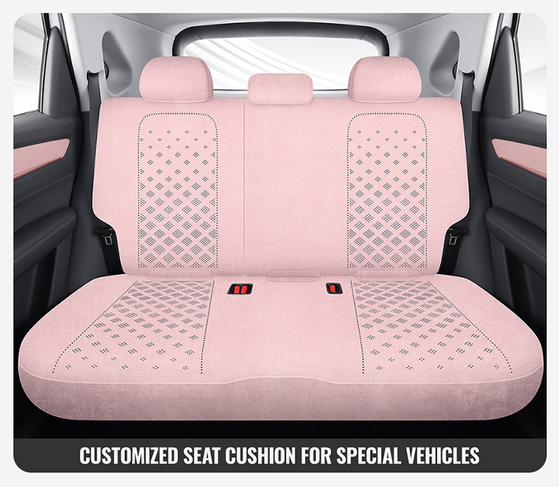New Model of Special Car Seat Cover for Bestune Yueyi 03, Featuring Breathable Suede Saddle Pad and Leather Seat Cushion