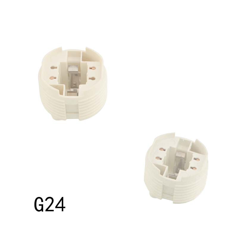 G24 energy-saving lamp plug LED lamp holder lamp socket 2-pin 4-pin G24-PL2 lighting lamp DIY accessories G24 energy-saving lamp plug LED lamp holder lamp socket 2-pin 4-pin G24-PL2 lighting lamp DIY accessories