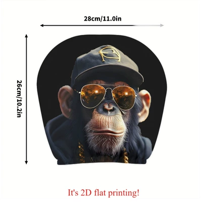 Universal seat cover: Customized with Your Own Design, Creative - 5-double-sided-printing-1pc-26cm28cm