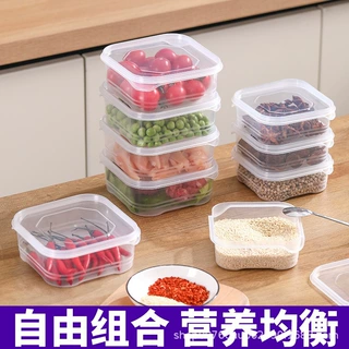 冰箱收纳盒保鲜盒冰箱储物盒透明带盖可叠加保鲜盒家用厨房冷冻冷