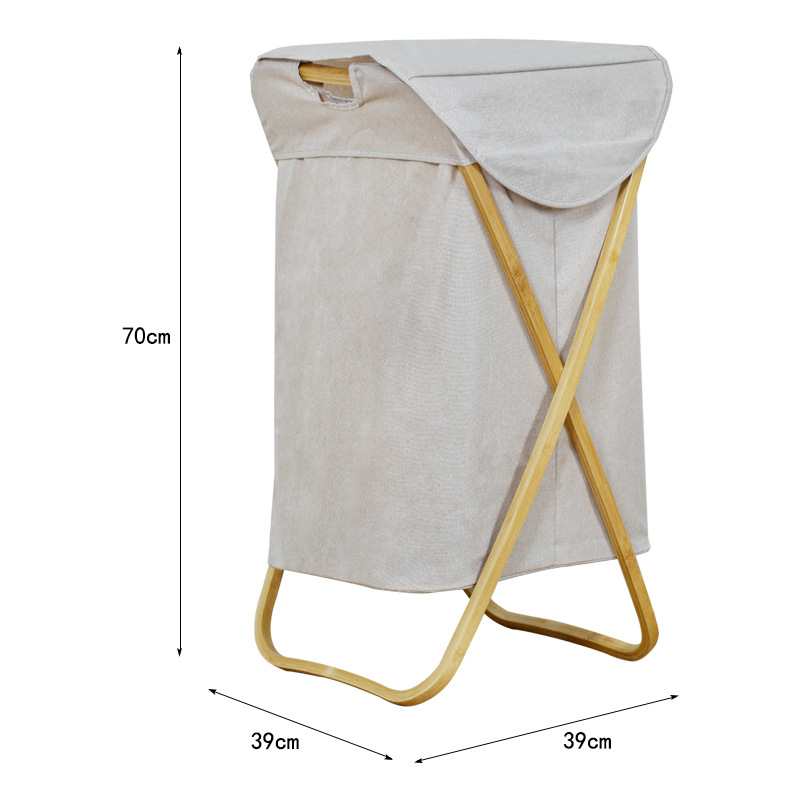 Simple ropa sucia cesta de almacenamiento ropa sucia cesta de estilo japonés plegable hogar impermeable ropa cesta