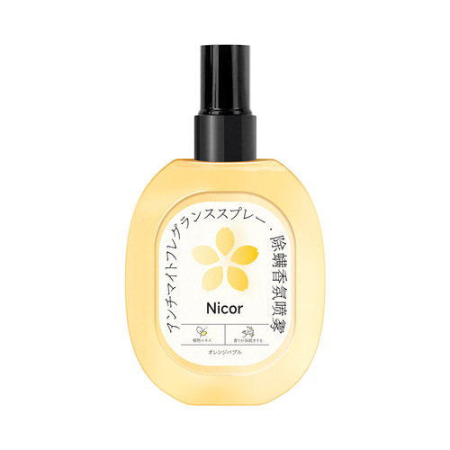 Nicor ​​Clothes Fragrance Spray No-Rinse Mite Smoothing Spray Plant Extracts Deodorizing Anti-static Perfume