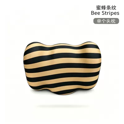 Car headrest car Ice pillow seat – Headrest - bee-stripe-single-headrest-summer-ice-style