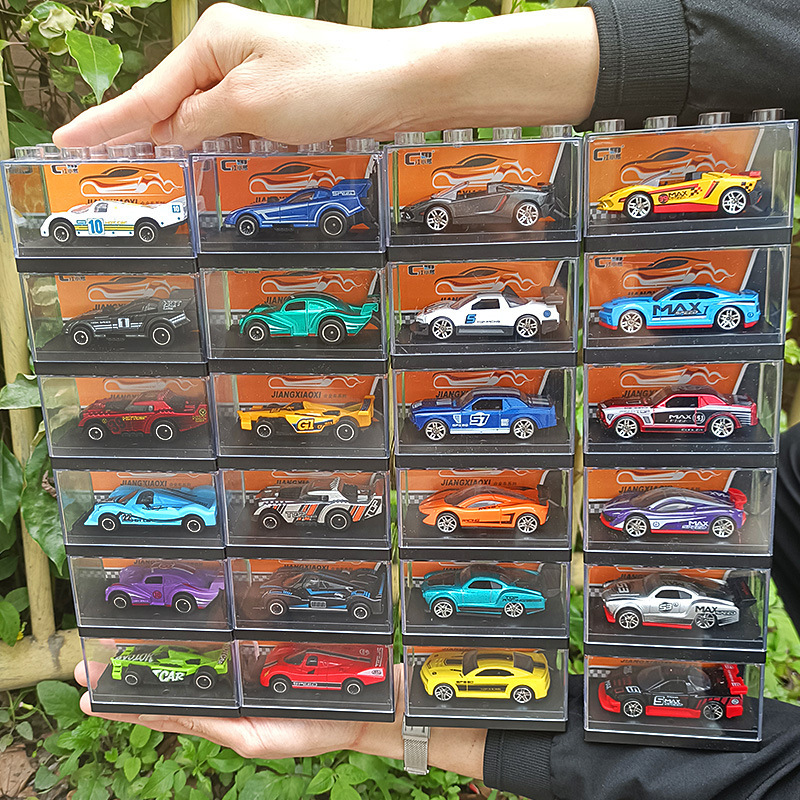Alloy Small Racing Model Artificial Collection Sports Car Toy Chenglemei Exquisite Racing Gift Building Blocks Boy Gift