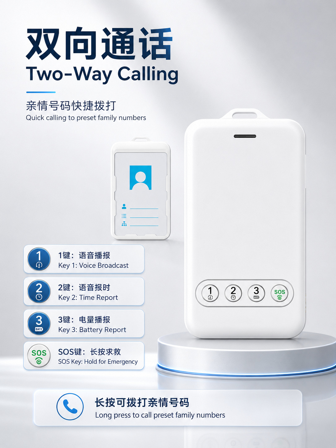 International Smart GPS Electronic Badge Locator for Field Patrol Management and Employee Attendance Tracking in Sanitation Services