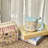 & Cute Blue Puppy (Cup[]Lid[]Spoon[]Cute Portable Gift Box)[]