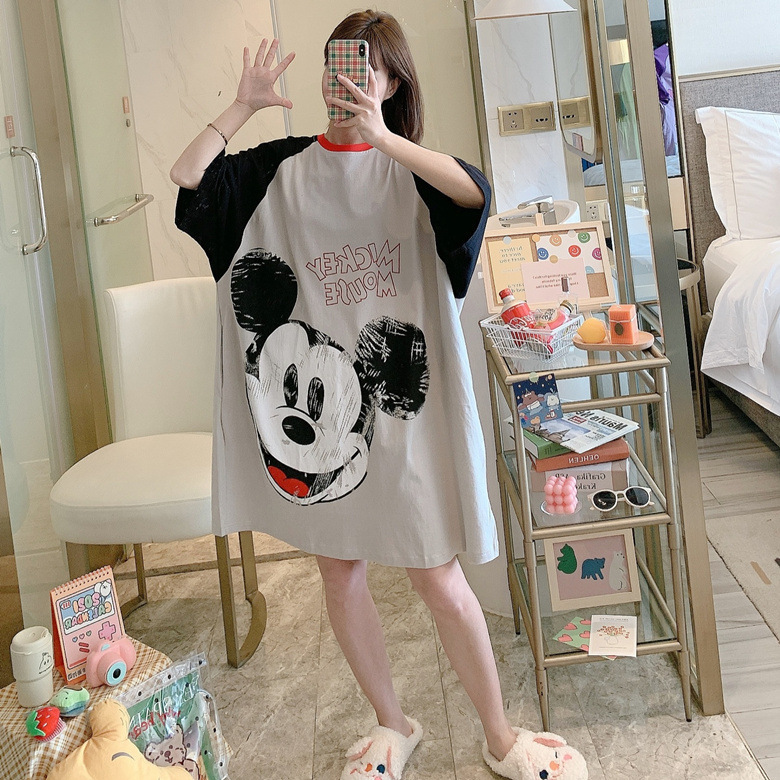 Hot-Selling Variety of Summer Short-Sleeved Nightgowns, Southeast Asian and Korean Style Pajamas for Women, Summer Short-Sleeved Long Dresses, Loose-Fitting Home Clothes Hot-Selling Variety of Summer Short-Sleeved Nightgowns, Southeast Asian and Korean Style Pajamas for Women, Summer Short-Sleeved Long Dresses, Loose-Fitting Home Clothes